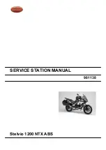 Предварительный просмотр 1 страницы MOTO GUZZI Stelvio 1200 NTX Service Station Manual