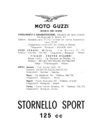 Предварительный просмотр 3 страницы MOTO GUZZI Stornello sport 125 cc Owner'S Manual