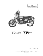 Предварительный просмотр 149 страницы MOTO GUZZI V1000 G5 Workshop Manual