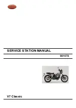 MOTO GUZZI V7 CLASSIC Service Manual preview