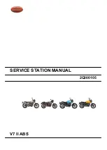 MOTO GUZZI V7 II ABS Service Station Manual preview