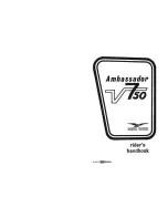 Предварительный просмотр 1 страницы MOTO GUZZI V750 Ambassador Riders Handbook