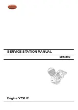 MOTO GUZZI V750 IE Service Station Manual предпросмотр