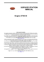 Предварительный просмотр 2 страницы MOTO GUZZI V750 IE Service Station Manual