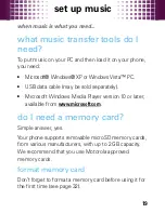 Preview for 21 page of Moto W388 Renew+ Getting Started Manual