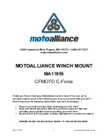 Motoalliance MA11955 Manual preview