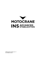 Предварительный просмотр 1 страницы MotoCrane INS Operation Manual