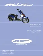 Предварительный просмотр 1 страницы MotoFino MF150QT-21 Instructions Manual