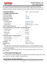 Preview for 2 page of MOTOMA NH-4-5SC1400P Technical Specification