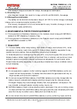 Preview for 5 page of MOTOMA NH-4-5SC1400P Technical Specification