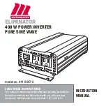 Preview for 1 page of Motomaster ELIMINATOR 011-2047-2 Instruction Manual