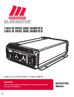 Preview for 1 page of Motomaster Eliminator 011-2103-8 Instruction Manual