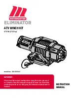 Preview for 1 page of Motomaster ELIMINATOR 140-0050-6 Instruction Manual