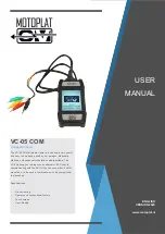 Motoplat VC-05 COM User Manual предпросмотр