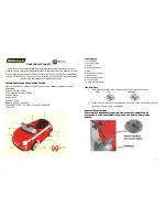 Предварительный просмотр 5 страницы MotoramaJr Fiat 500 R/C Instructions For Use Manual