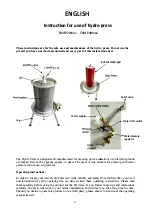 Preview for 8 page of Motorgeräte Fischer 500FP20Inox Instructions For Use Manual