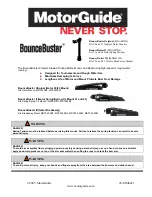 Preview for 1 page of MotorGuide BounceBuster Original Owner'S Manual