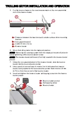 Preview for 29 page of MotorGuide TOUR 109 Operation Maintenance Installation Warranty Manual