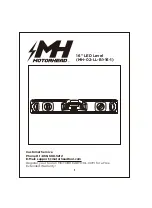 Preview for 1 page of Motorhead MH-02-LL-B1-16-1 Manual