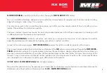 Preview for 2 page of Motorhispania RX 50R User Manual