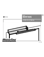 Preview for 1 page of Motorline professional M1805 User& Installer'S Manual