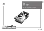 Motorline professional MC7 Installer And User Manual предпросмотр