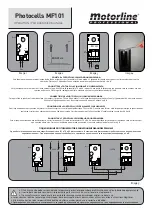 Motorline professional MF101 Operation / Programmer Manual предпросмотр