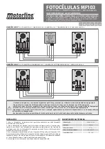 Предварительный просмотр 1 страницы Motorline professional MF103 Operating & Programming Manual