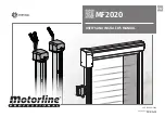 Preview for 1 page of Motorline professional MF2020 User And Installation Manual