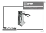 Motorline professional MTT03 User'S And Installer'S Manual preview