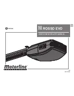 Motorline professional ROSSO EVO User'S And Installer'S Manual предпросмотр