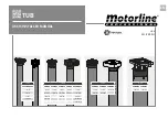 Предварительный просмотр 1 страницы Motorline professional TUB10R User& Installer'S Manual