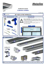 Motorline professional VARANDA Installation Manual предпросмотр