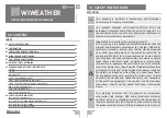 Motorline professional WIWEATHER User'S And Installer'S Manual preview