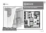 Motorline MC410 Installer And User Manual preview