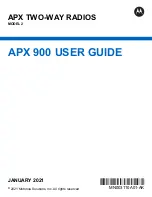 Motorola solutions APX 900 User Manual preview