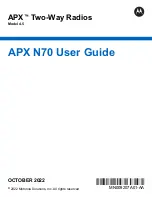 Preview for 1 page of Motorola solutions APX N70 User Manual