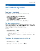 Preview for 49 page of Motorola solutions APX N70 User Manual