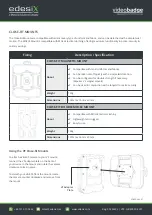 Preview for 4 page of Motorola solutions edesix VIDEOBADGE VB-400 Technical Specifications