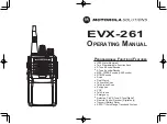 Motorola solutions EVX-261 Operating Manual preview