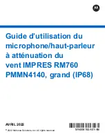 Preview for 23 page of Motorola solutions IMPRES RM760 User Manual