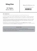 Preview for 1 page of Motorola solutions Mag One VZ Series Service Manual