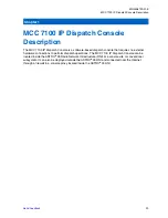 Preview for 29 page of Motorola solutions MCC 7100 IP Setup And User Manual