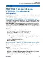 Preview for 151 page of Motorola solutions MCC 7100 IP Setup And User Manual