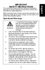 Preview for 3 page of Motorola solutions NNTN8038 User Manual