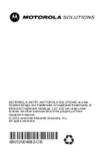 Preview for 72 page of Motorola solutions NNTN8038 User Manual