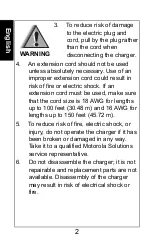 Preview for 4 page of Motorola solutions NNTN8234 User Manual