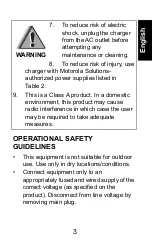 Preview for 5 page of Motorola solutions NNTN8234 User Manual