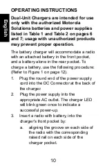 Preview for 12 page of Motorola solutions NNTN8234 User Manual