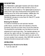 Предварительный просмотр 4 страницы Motorola solutions PMLN6634 User Manual